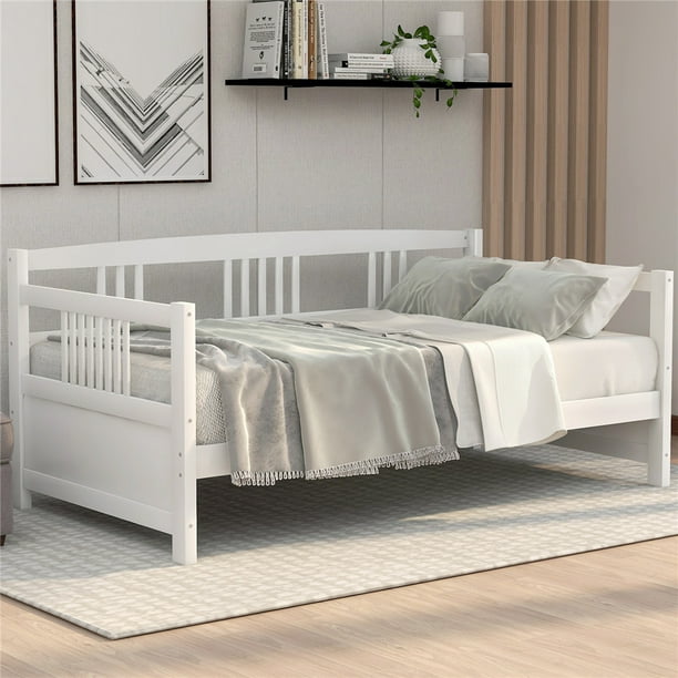Solid Wood Slatted Bed Base Kid's Teen's Single Double Size Bedroom Living Room